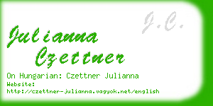 julianna czettner business card